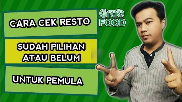 'Cara Mengetahui Restoran Pilihan Grabfood - Tutorial Grab Merchant'