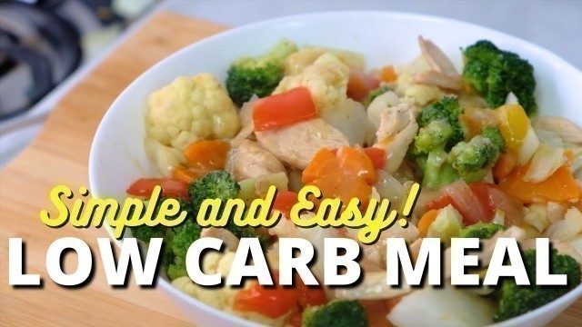 'SIMPLE AND EASY LOW CARB MEAL | LCIF Keto Diet Philippines | KETO and INTERMITTENT FASTING 2020'