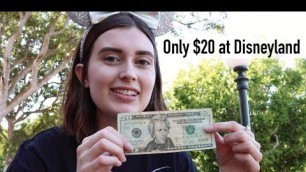 'How to Spend Less Than $20 at Disneyland (Save Money on Food, Souvenirs, & More!)'