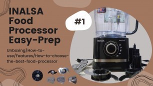 'Inalsa Food Processor-Unboxing,Demo,Review'