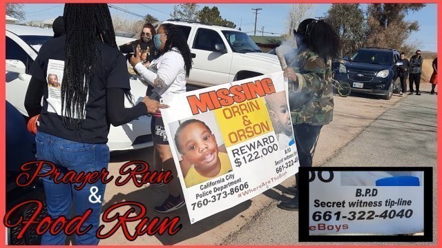 '#Orson #Orrin #missing boys/PRAYER RUN/FOOD RUN! Its been to long!'