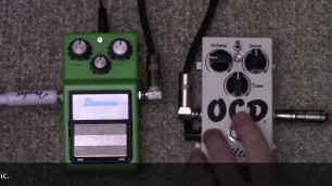 'Fulltone OCD Vs Ibanez Tube Screamer Overdrive Pedal Shootout'