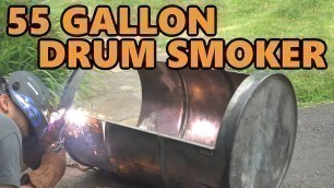 '55 Gallon Drum Smoker Build Project'