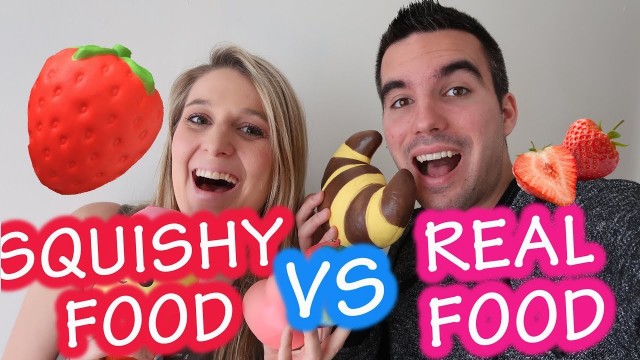 'SQUISHY FOOD VS REAL FOOD - BONUS'