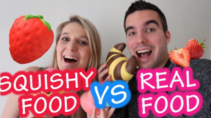 'SQUISHY FOOD VS REAL FOOD - BONUS'