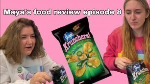 'Maya’s Food Review Episode 8 | GRASS FLAVORED CHIPS?!'