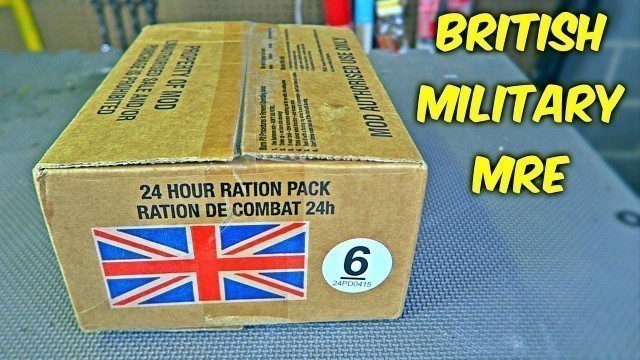 'Testing British Military MRE (24Hr Combat Food Ration)'