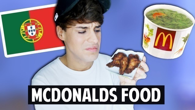 'PORTUGUESE MCDONALD\'S Food Test'