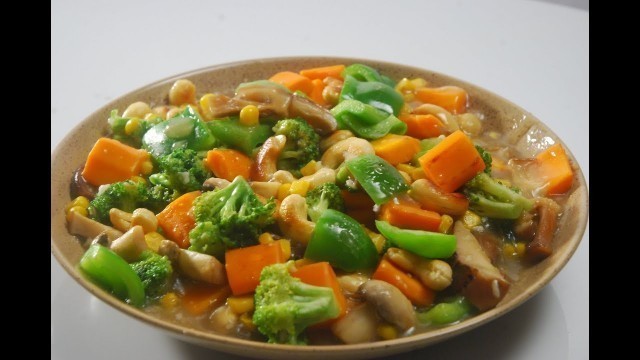 'Garlic Vegetables With Cashewnuts | Cooksmart | Sanjeev Kapoor Khazana'