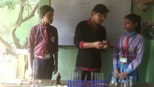 'Starch test in food material Vidya Sagar English School Sarai'