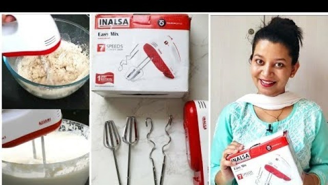 'Inalsa Hand Blender & Mixer Review & Usage | Hand Mixer | Beater - Easy Mix'