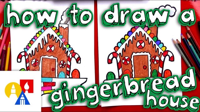 'How To Draw A Gingerbread House'