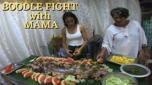 'COOKING Filipino BOODLE FIGHT for my family - Cagayan De Oro'