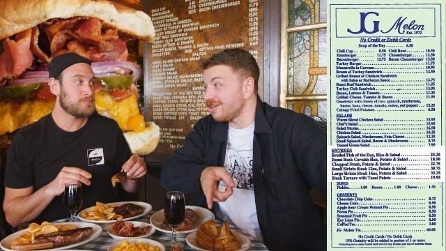 'Trying Everything on the Menu at NYC’s Most Famous Burger Restaurant (Ft Brad Leone)'