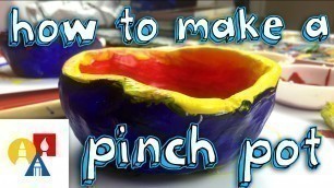 'How To Make A Pinch Pot For Kids'