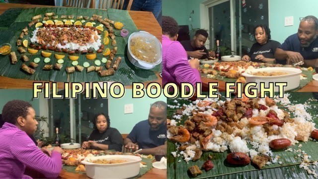 'FILIPINO BOODLE FIGHT || TRAVELING THE WORLD THROUGH FOOD ||'