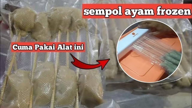 'cara membuat frozen food sempol ayam | ide usaha'