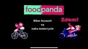 'Foodpanda Biker na nakamotorcycle / Biker to Rider Upgrade'