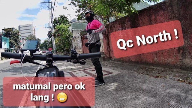 'Dito naman tayo sa QC NORTH ! buhay Foodpanda biker ,  Vlog 006.'