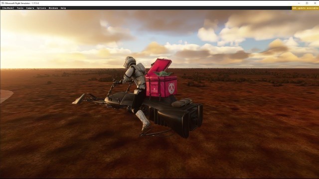 '#FS2020 - Speeder Bike - Food Panda Delivery Edition'