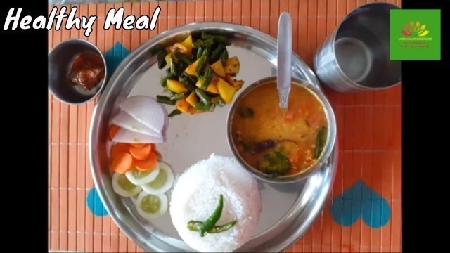 'Vlog52:Healthy Indian Meal | Must Try | Quick & Easy | Homely Food | 100% healthy | Madhhuri Decodes'