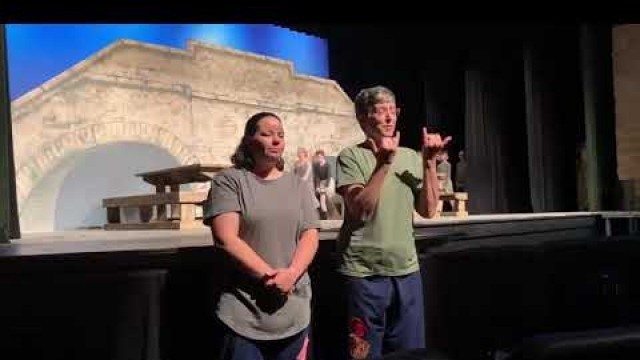 'Food Glorious Food ASL Interpreted night of “Oliver!”'