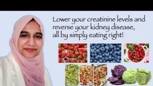 'Lower Your Creatinine Levels With These Foods'