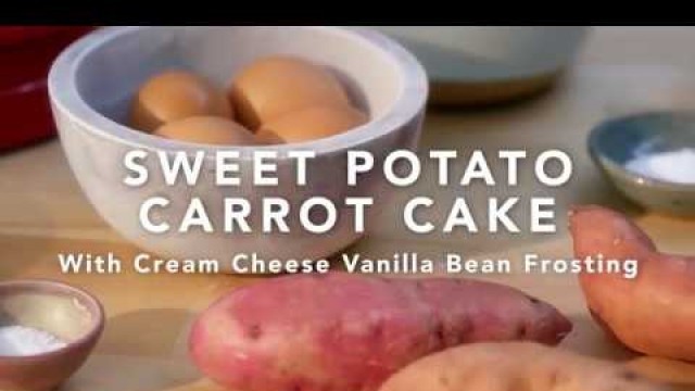 'Sweet Potato Carrot Cake with the KitchenAid® 7 Cup Food Processor'