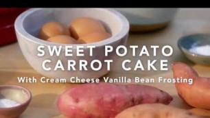 'Sweet Potato Carrot Cake with the KitchenAid® 7 Cup Food Processor'