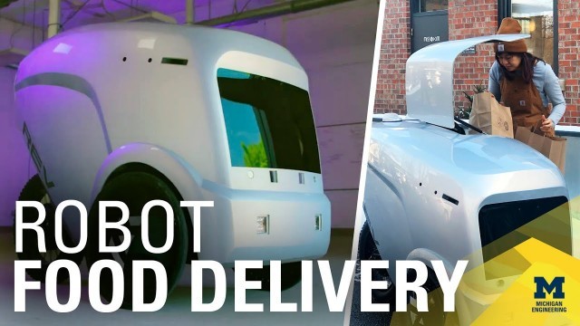 'Autonomous delivery robots helping local restaurants through pandemic'