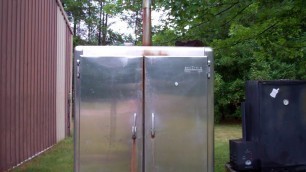 'How I Converted And Old Freezer/Refrigerator Into A Awesome Smoker! Smoke Baby Smoke!'