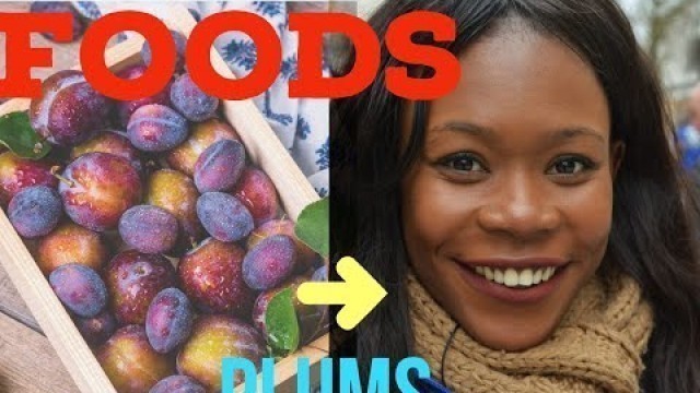 '68 Plums. Eat Healthy Foods, Natural Healing, Beauty, Strength, Sleep, Happiness, & Longevity.'