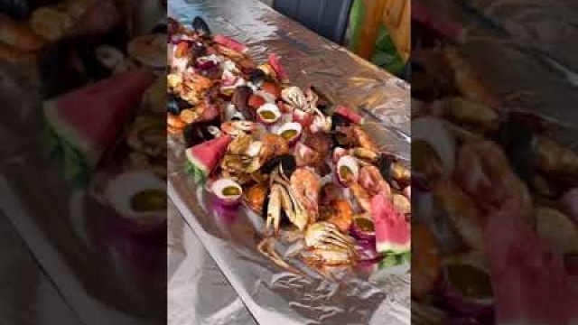 'SEAFOODS BOODLE FIGHT | BEMCY FOOD RECIPE | BEMCY CHANNEL #SHORTS #SHORT'