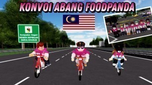 'Konvoi Abang Foodpanda !!! [Lebuhraya] (Roblox Malaysia)'