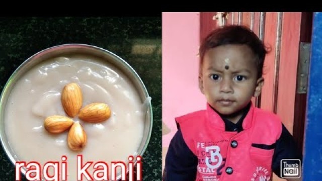 'Ragi kanji in tamil/weight gain food recipes for babies/ healthy and easy and tasty 