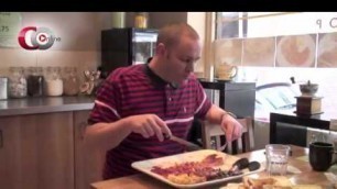 'Bailey\'s Man V Food Breakfast Challenge.'