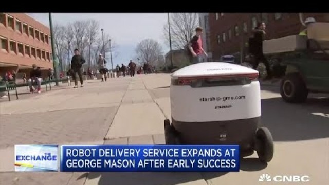 'Robot delivery service expands at George Mason after early success'