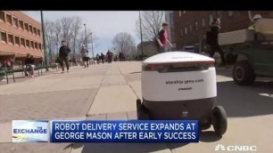 'Robot delivery service expands at George Mason after early success'