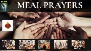 'Prayers | Meal Compilation Prayers | Food Prayers | Bliss'