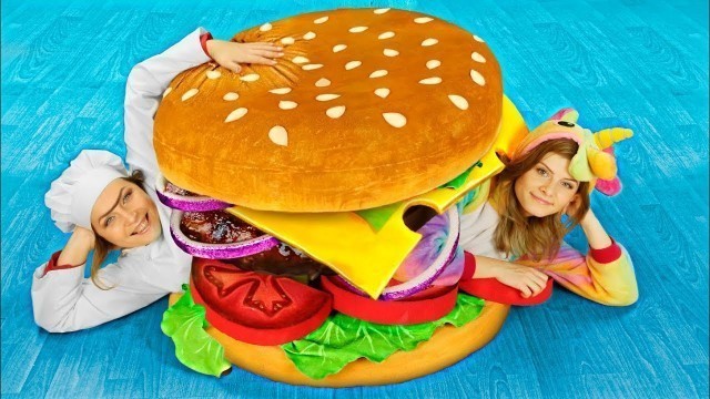 'DIY Worlds Largest Squishy / Giant Squishy Food'