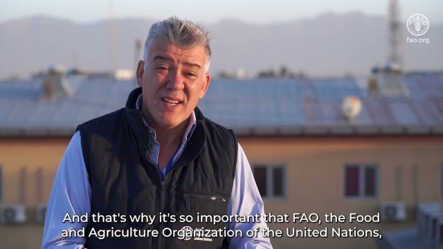 'Richard Trenchard, FAO Representative in Afghanistan, talks about food insecurity and hunger'