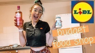 'University Student Weekly Food Shop - How to save money on food as a uni student'