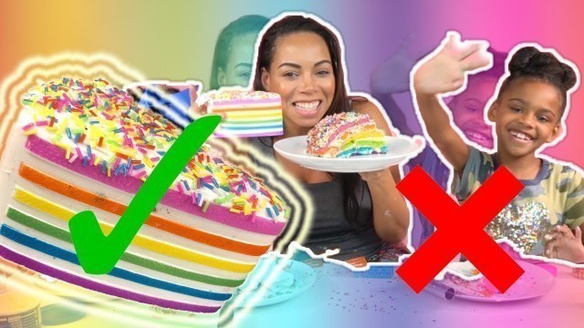 'SQUISHY FOOD VS. REAL FOOD Ultimate Challenge! DIY Naiah  and Elli'