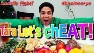 'FILIPINO FOOD FEAST (BOODLE FIGHT!!!) | Mukbang Eating Show | Cheat Day #6 |عرض الأكل'