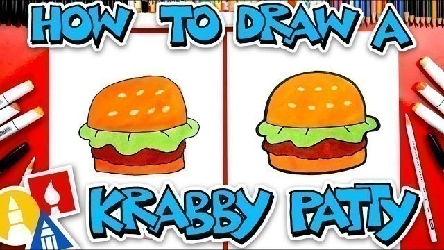 'How To Draw A Krabby Patty From SpongeBob'