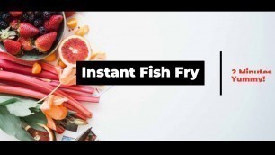 'Bachelor\'s Food ! Instant Pompret Fish 