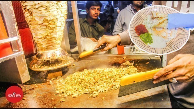 'Arab Shawarma | Maya Shawarma Hussainabad | Karachi Street Food | Foodie Boys'