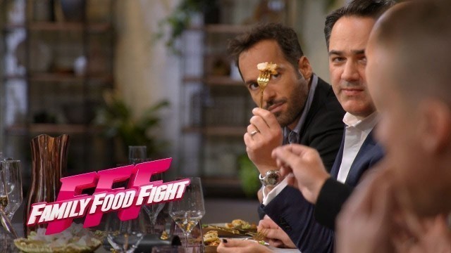 'Wippa confronts the Tartaglia about their under-cooked prawns | Family Food Fight 2018'