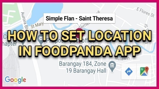 'Paano I-set Ang Location Pin Sa Foodpanda App (VENDORS)'