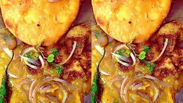 '#Shorts Spicy Kachori Damaloo With Masala Chilly In Lucknow | India Street Food In Only Rs 15/-'